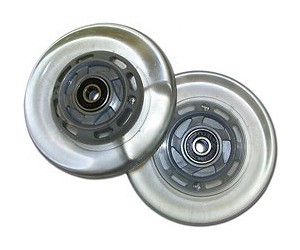 Razor A, A2, AW and Pro plus Pulse Krusher, Krusher Pro, KR-2, and Spike Clear LED Light Up Kick Scooter Wheel Set 