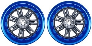 Razor A3 and Pulse California Cruiser Blue Kick Scooter Wheel Set 