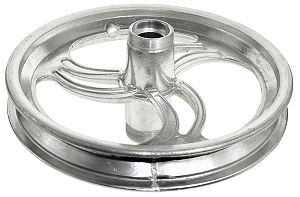 Rear Rim with Left Hand Threads for 12-1/2x2-1/4, 12-1/2x2-1/2, or 12-1/2x3 Tires 
