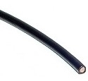 WIR-100, 22 Gauge Black Power Cable Wire (Sold By The Foot) 
