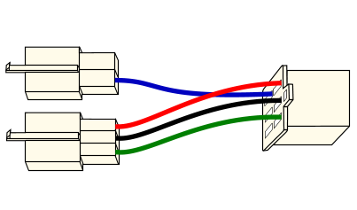 Razor 5-Wire Throttle to Aftermarket Speed Controller Adapter 