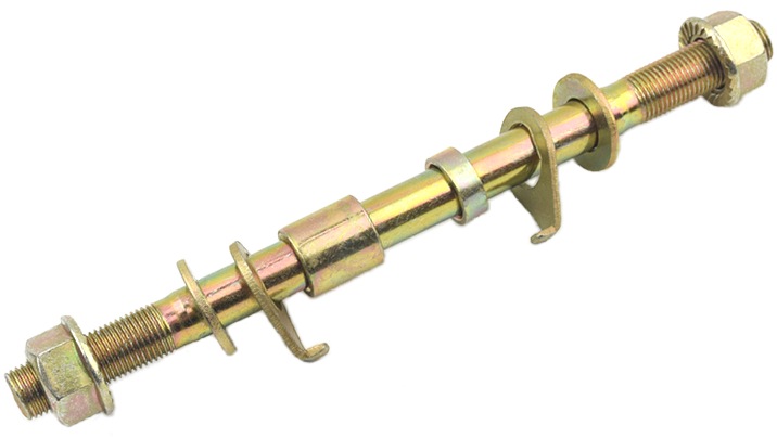 Front Axle for Electric Scooter, Moped, or Bike, 10mm x 155mm 