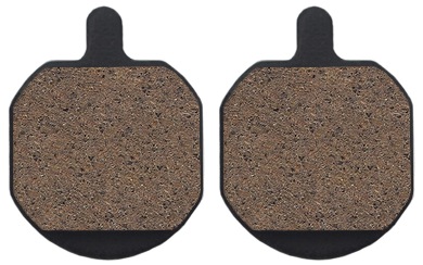 Semi-Metallic Brake Pad Set for BRK-605R Disc Brake Caliper 