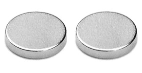 Pair of Two 8mm x 1.5mm Disc Brake Caliper Magnets 