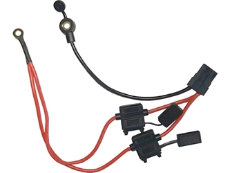 Battery Wiring Harness with Two Fuseholders for UberScoot 1000W and 1600W Electric Scooters 