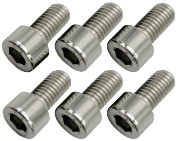 Set of 6 Brake Rotor Mounting Bolts for Razor MX500, SX500, and MX650 Electric Dirt Bikes 