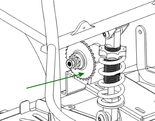 32 Tooth Jackshaft Sprocket for Razor Dune Buggy 