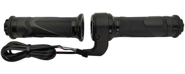 Full Length Electric Dirt Bike Twist Throttle with Matching Grip 