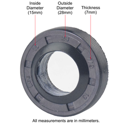 Wheel Hub Motor Water and Dust Seals for Electric Scooters and Bikes 