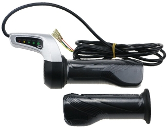Full Length Wuxing Twist Throttle with 36 Volt Power Meter 