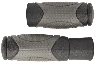 Black and Gray Handlebar Grip Set for Currie, eZip, IZIP, GT, Mongoose, and Schwinn Electric Scooters and Bikes 