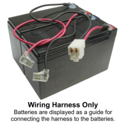 Razor E300 Version 11 & 13+ Battery Pack Wiring Harness 