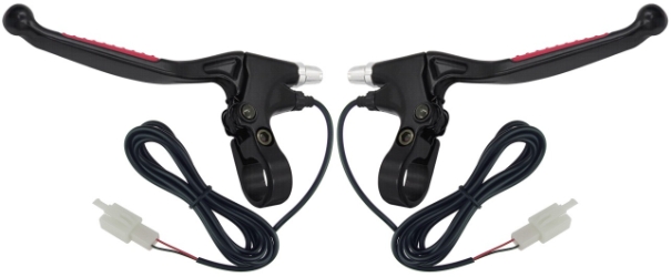 Left and Right Hand Brake Levers with Brake Switch 