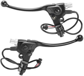 Left and Right Hand Brake Levers with Brake Switch and Parking Brake 