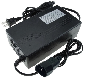 48 Volt 1.6 Amp Automatic Battery Charger with 3-Pin House Plug 