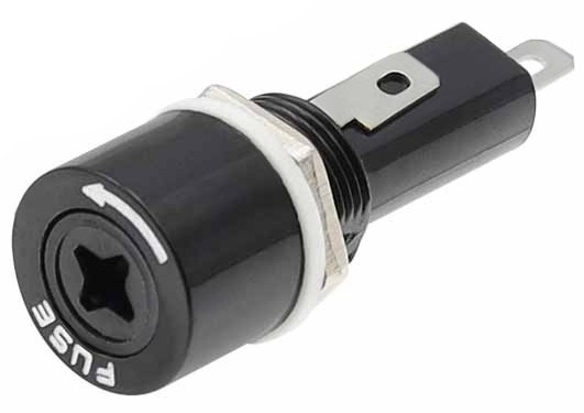 AGC Fuse Holder with Screwdriver Cap 
