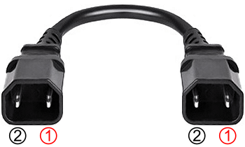 3 Port House Plug (Multi-Plug) to 3 Pin House Plug (Multi-Plug) Battery Charger Adapter for Electric Scooters and Bicycles 