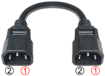 3 Port House Plug to 3 Pin House Plug Battery Charger Adapter for Electric Scooters and Bicycles 