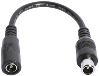 5.5mm x 2.1mm Coaxial Charger Plug to Xiaomi Plug Battery Charger Adapter 