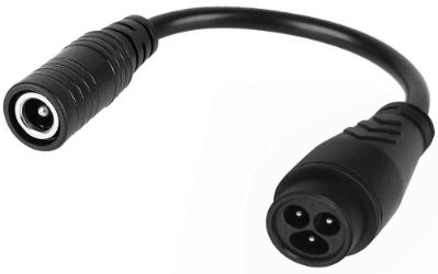 5.5mm x 2.1mm Coaxial Charger Plug to LP16 Plug Battery Charger Adapter 