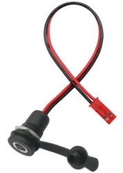 5.5mm x 2.1mm Coaxial Charger Port with Wires and Connector CNX-576 