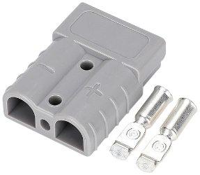 SB50A Gray Anderson Powerpole Connector with Terminals 