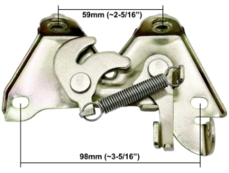 Seat Lock Latch Mechanism for Electric Scooters, Mopeds, and Bikes 