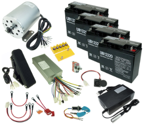 48 Volt 1800 Watt Electric Go Kart Power Kit KIT-481800-19 