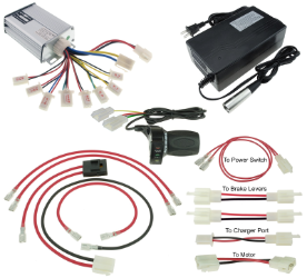 48 Volt 1000 Watt Modification Kit with No Batteries for Razor MX500, MX650 and SX500 Dirt Bike 