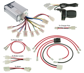 48 Volt 1000 Watt Throttle and Controller Modification Kit for Razor MX500, MX650 and SX500 Dirt Bike 