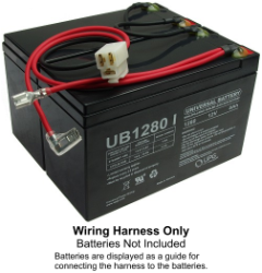 Battery Pack Wiring Harness for Version 1-4 Razor E300 and E325 Electric Scooters 