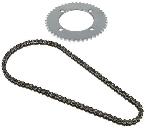 2.5 MPH Top Speed Increase Rear Sprocket and Chain for KIT-E300450 Series Kits 