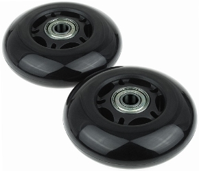Set of 2 Caster Wheels for Razor: Crazy Cart Version 1-6, Crazy Cart DXL All Versions, Crazy Cart XL Version 1-2, FlashRider 360, PowerRider 360, RipRider 360, and RipStick 