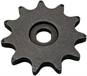11 Tooth 10mm Double D-Bore Sprocket for #41 and #420 Chain 