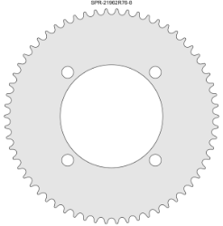 62 Tooth Sprocket for #219 Chain with R76-8 Mounting Pattern 