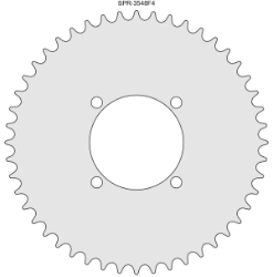 48 Tooth Sprocket for #35 Chain with F4 Mounting Pattern 