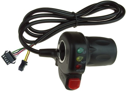 Throttle for 36 Volt IZIP Zuma Electric Bicycles 