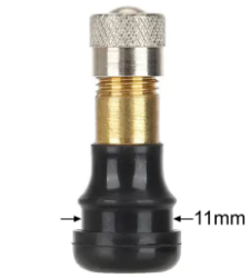 Straight Valve Stem with 11mm Seat for Tubeless Tire, 29mm 