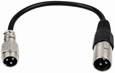 3 Port Inline Plug to 3 Prong XLR Plug Battery Charger Adapter for Electric Scooters and Bicycles 