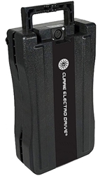 eZip and IZIP Electric Bicycle Battery Pack Case with Plug for Four Blade Terminal Connector 