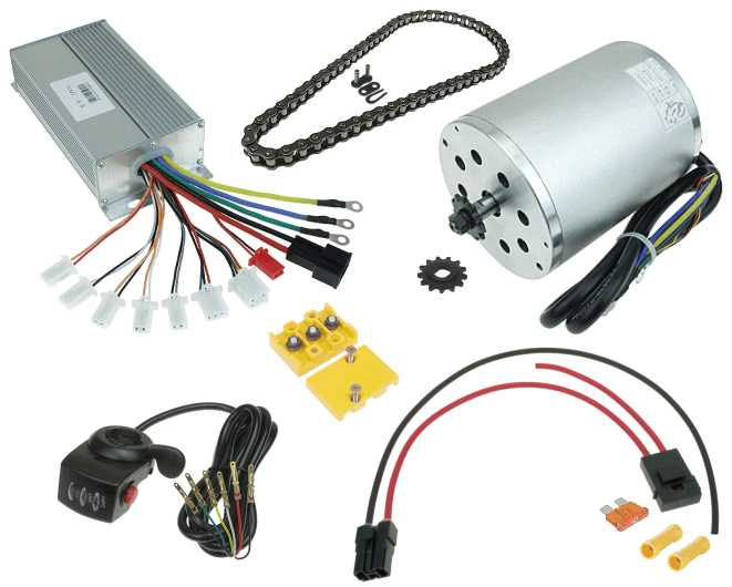 48 Volt 1800 Watt Razor Dune Buggy Modification Kit for LiFePO4 or Li-ion Battery 