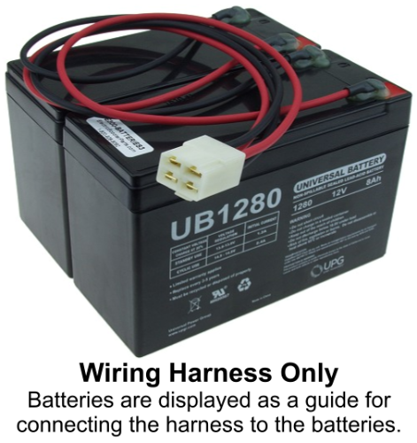 Razor E300 and E325 Version 5-10 & 12 Battery Pack Wiring Harness 
