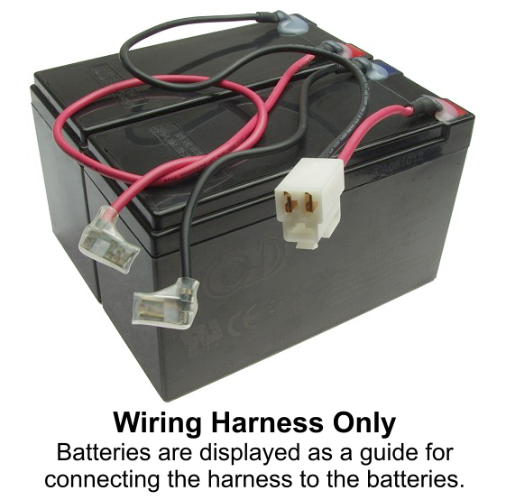 Razor E300 Version 11 & 13+ Battery Pack Wiring Harness 