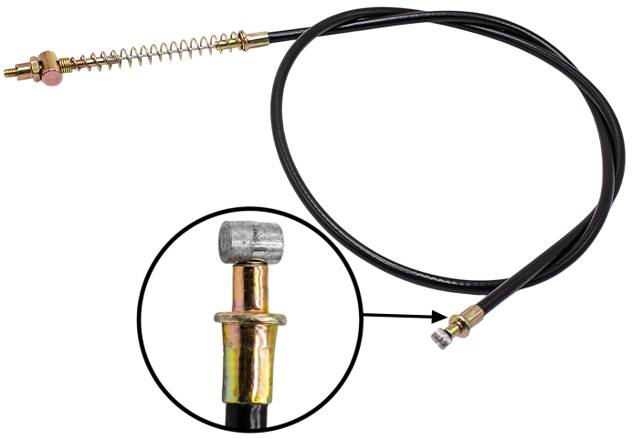 55" Drum Brake Cable for Electric Scooters and Bikes, Type C 