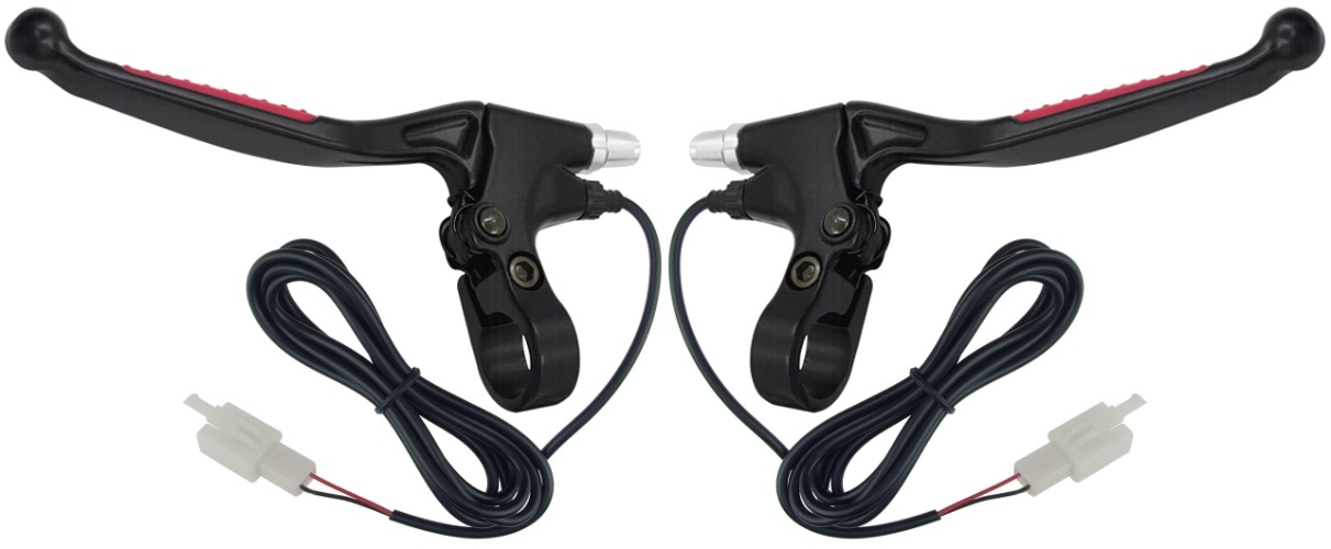 Left and Right Hand Brake Levers with Brake Switch 