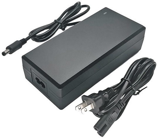 67.2 Volt 2 Amp Lithium Battery Charger with 3-Port Inline Plug 