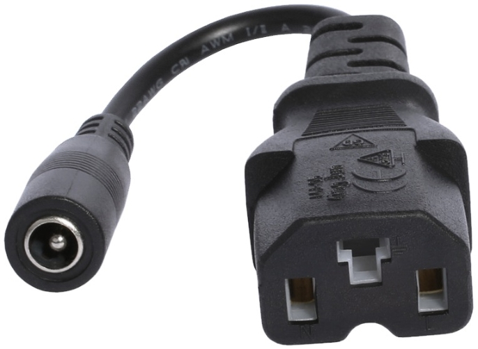 5.5mm x 2.1mm Coaxial Charger Plug to House Plug Battery Charger Adapter 