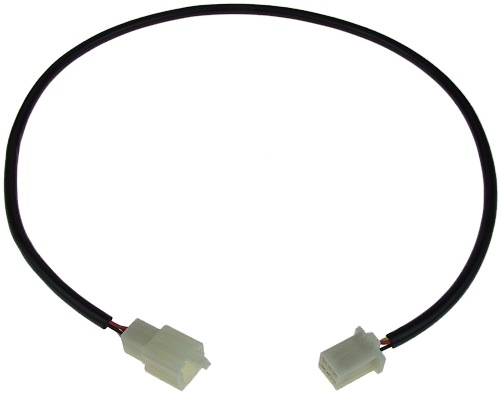 18 Inch Throttle Extension Cable with 6 Terminal White Connectors 