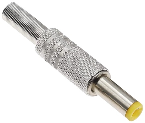 5.5mm x 2.1mm Metal Coaxial Charger Plug 