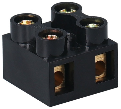 Terminal Block Barrier Strip 2 Position for Wires up to 10 AWG 
